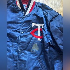 Vintage Minnesota Twins Satin Bomber